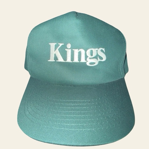 Vintage Kings Teal Adjustable Snapback Hat - Picture 1 of 4